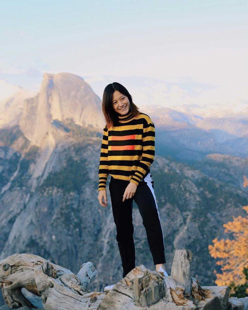 Outfit liburan Frung Narikun (instagram.com/frungnarikunn)