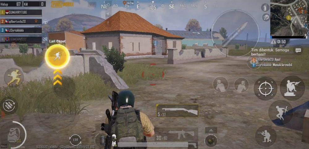 gameplay PUBG Mobile (dok. pribadi/Sumahir Hidayanto)