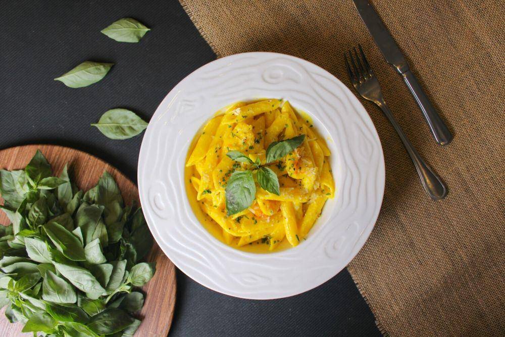 ilustrasi lemon pepper pasta (pexels.com/Shameel mukkath)