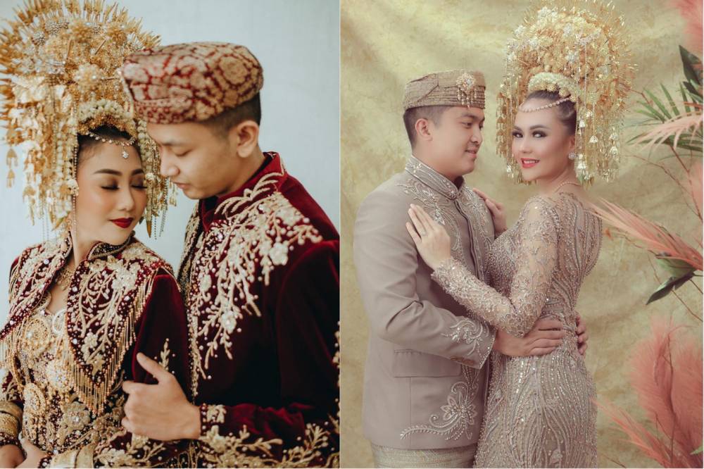 Prewedding Adat Minang Winona Willy vs. Sarah Gibson. (instagram.com/bytisyazzahra/ | instagram.com/berkatkebaya/)