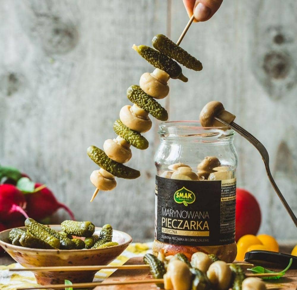pieczarki marynowane (instagram.com/smak.polska)