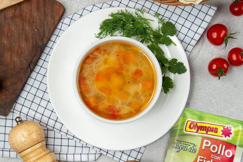 sopa de pollo y fideos (instagram.com/olympiavenezuela)