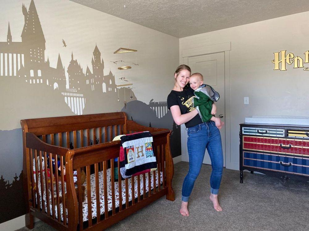 potret inspirasi dekorasi ruangan ala Harry Potter (instagram.com/jessicarussell88)
