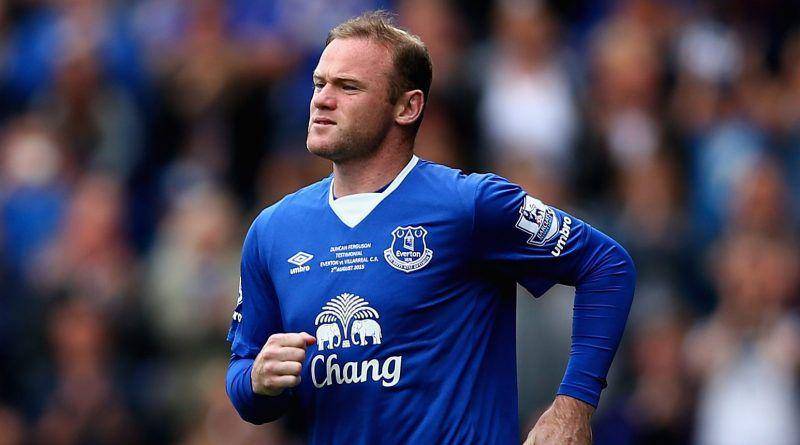 Wayne Rooney bersama Everton di Premier League. (thesportsrush.com)