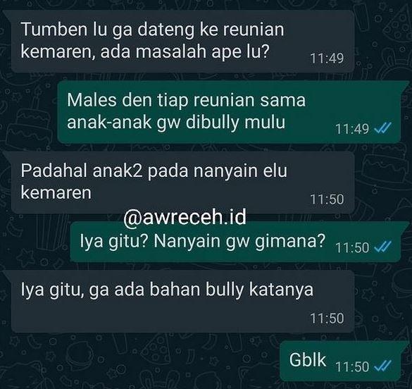 chat teman kurang ajar (instagram.com/awreceh.id)