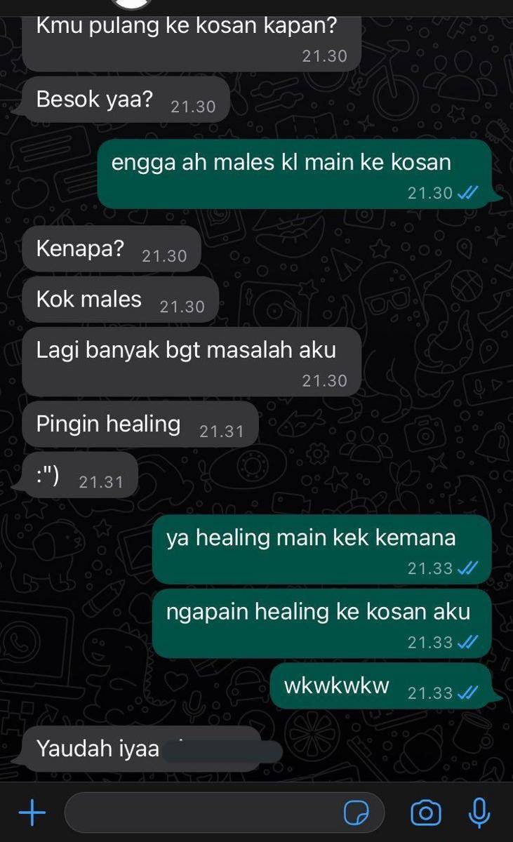 self healing ala warganet (twitter.com/txtdarisisange)
