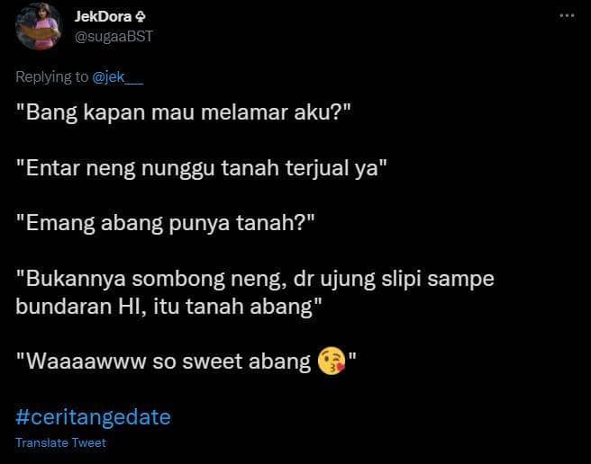 curhat kocak nge-date (twitter.com/sugaabst)