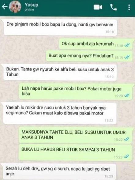chat teman kurang ajar (instagram.com/receh.id)