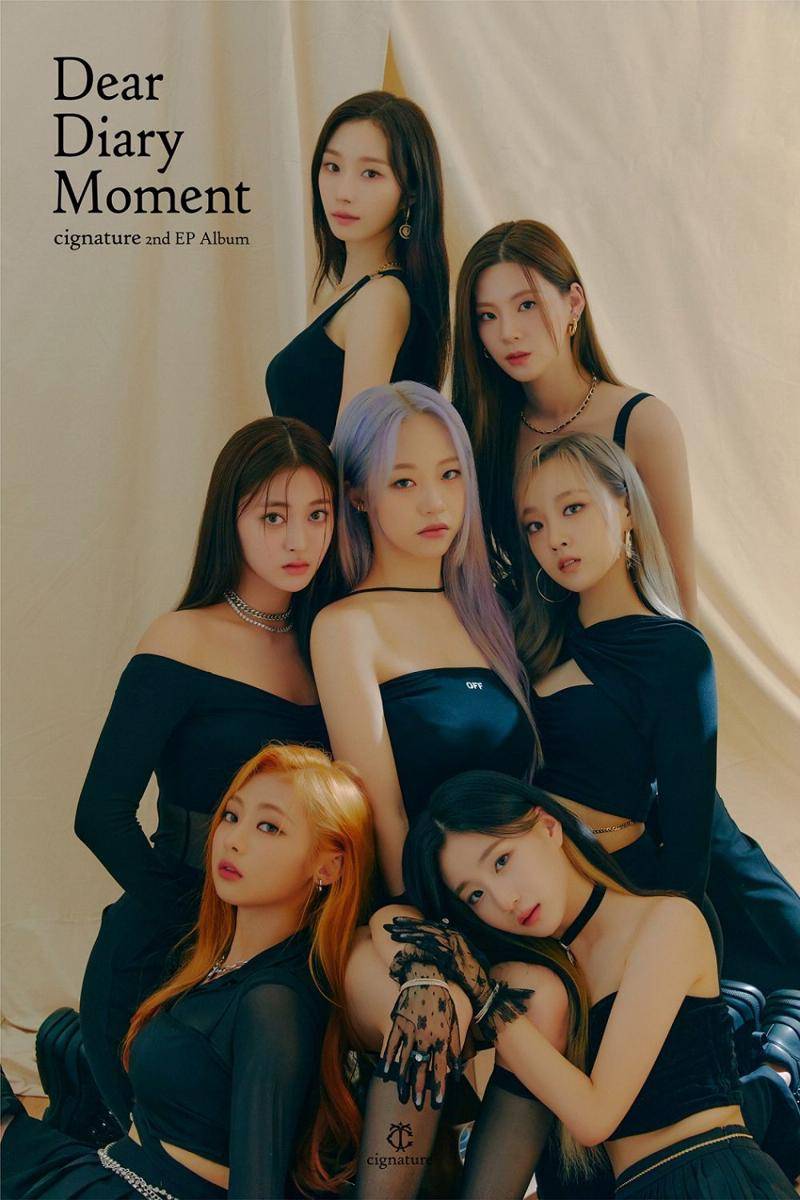 Cignature di foto teaser EP Dear Diary Moment (twitter.com/cignature_J9)