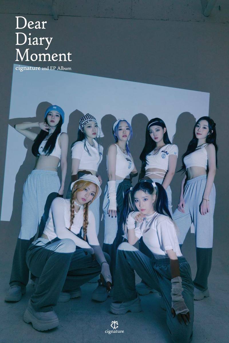 Cignature di foto teaser EP Dear Diary Moment (twitter.com/cignature_J9)