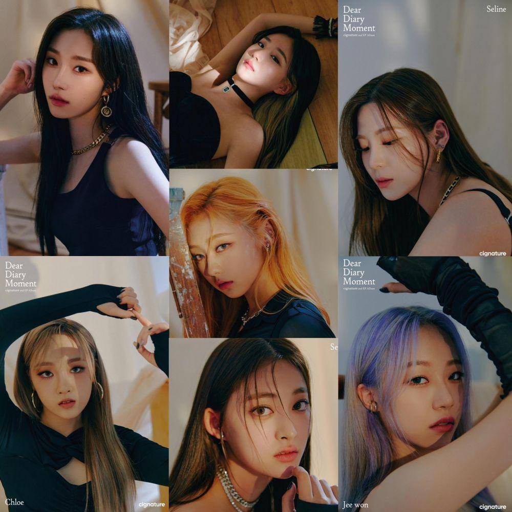 Cignature di foto teaser EP Dear Diary Moment (twitter.com/cignature_J9)