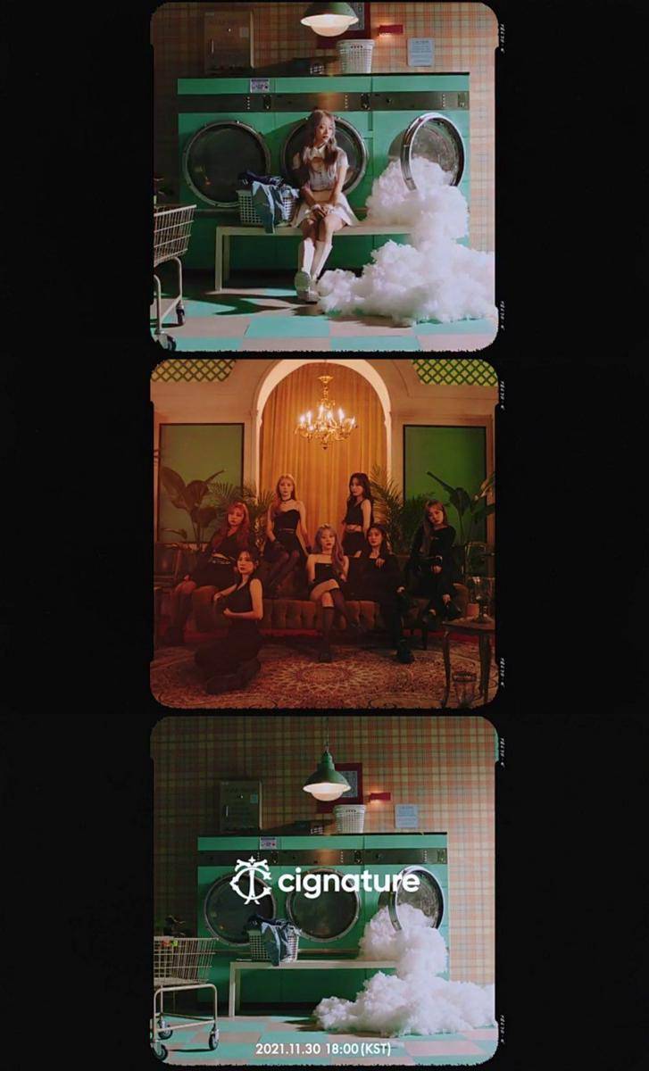 Cignature di foto teaser EP Dear Diary Moment (twitter.com/cignature_J9)