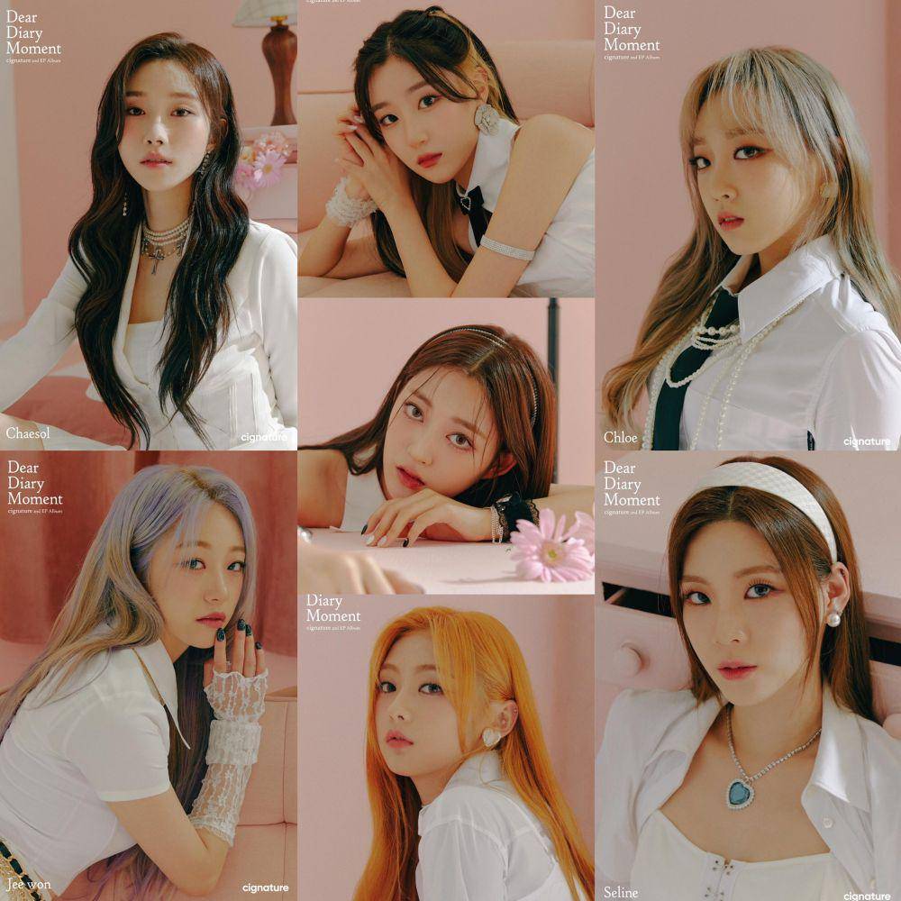 Cignature di foto teaser EP Dear Diary Moment (twitter.com/cignature_J9)