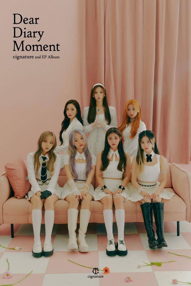 Cignature di foto teaser EP Dear Diary Moment (twitter.com/cignature_J9)