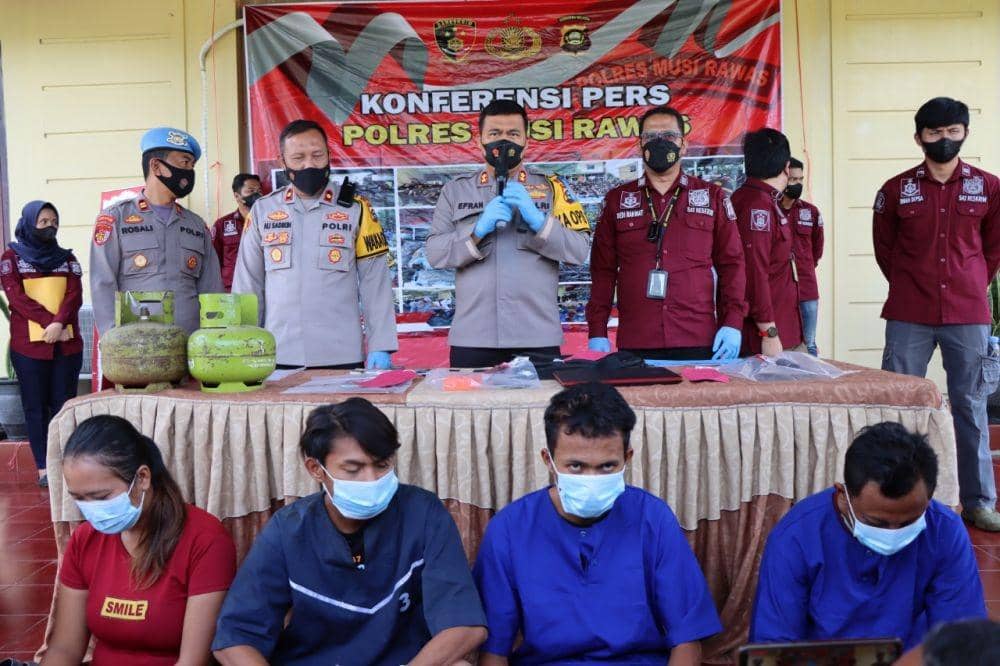 Satu Keluarga di Musi Rawas Beraksi Bobol Toko Hingga Warung