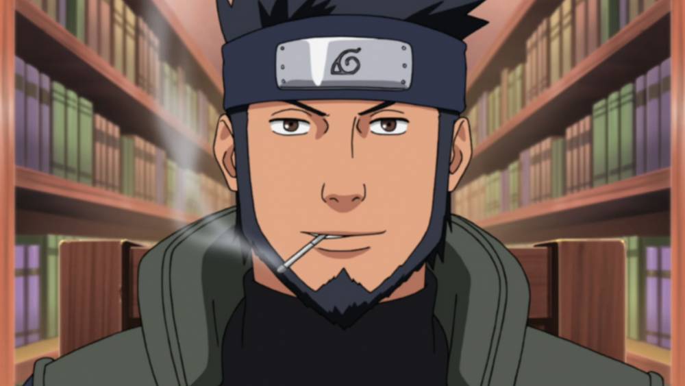 ilustrasi karakter Asuma Sarutobi (dok. Pierrot/Naruto)
