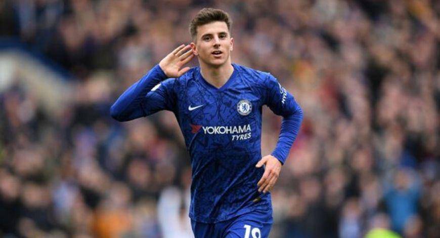 Mason Mount bermain bersama Chelsea. (thesportsrush.com)