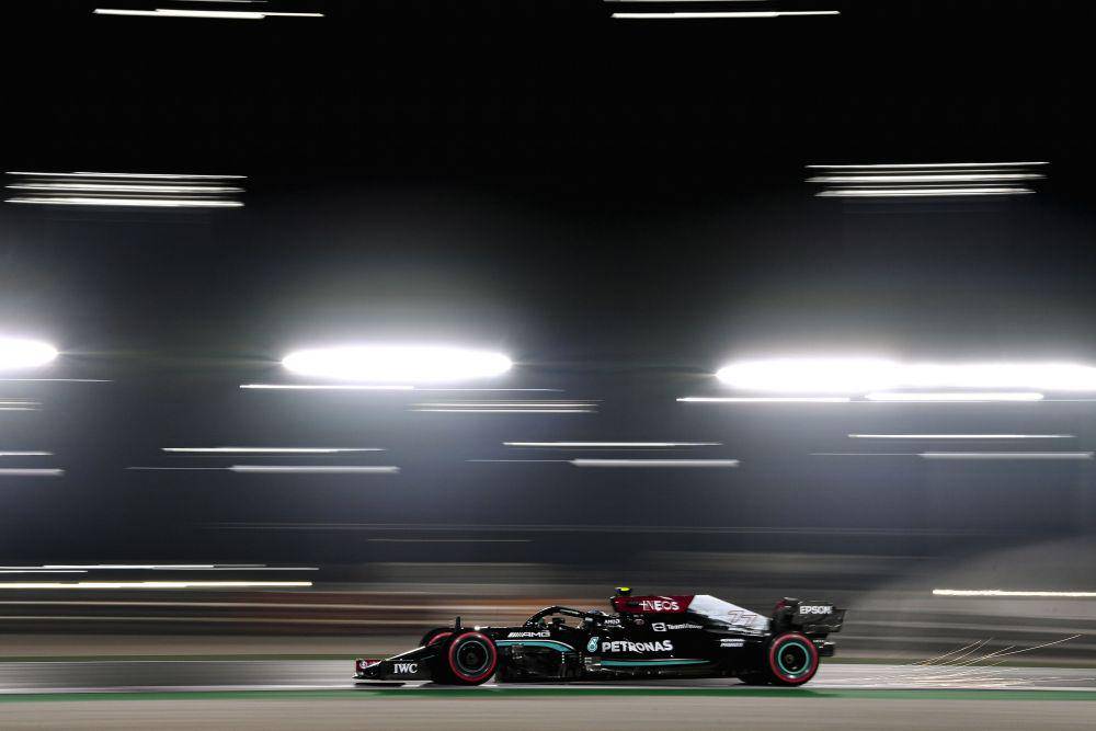 Valtteri Bottas pada balapan GP Qatar. (twitter.com/MercedesAMGF1)