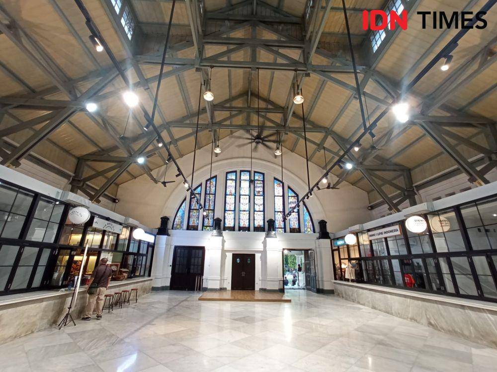 Tempat wisata Pos Bloc Jakarta yang terletak di dalam Gedung Filateli Jakarta Pusat (IDN Times/Annisa Dewi Lestari)