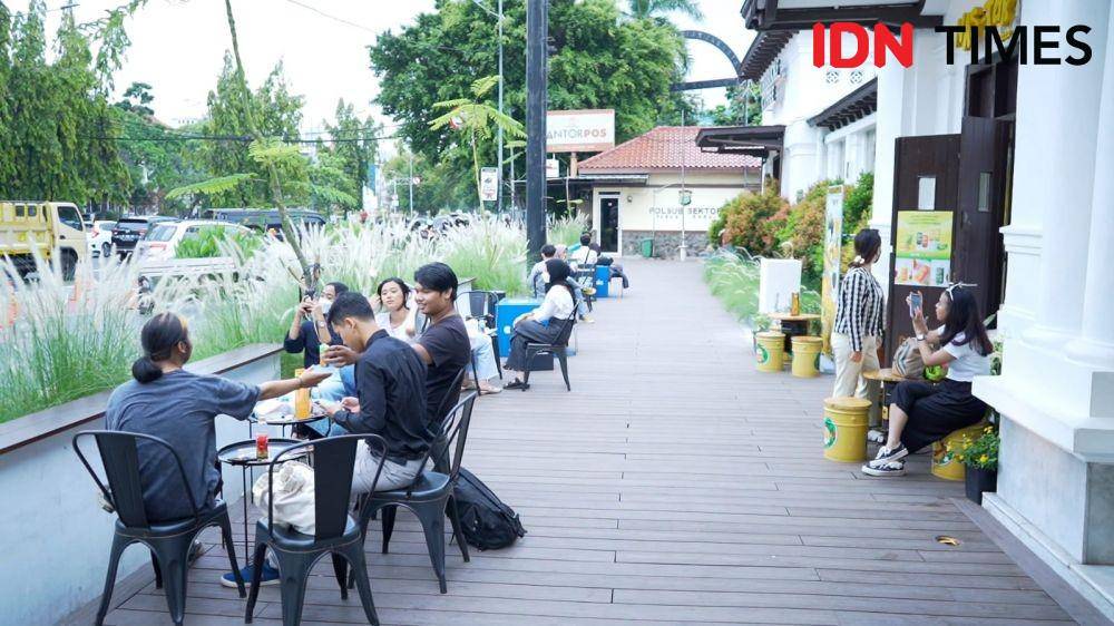 Tempat wisata Pos Bloc Jakarta yang terletak di dalam Gedung Filateli Jakarta Pusat (IDN Times/Annisa Dewi Lestari)