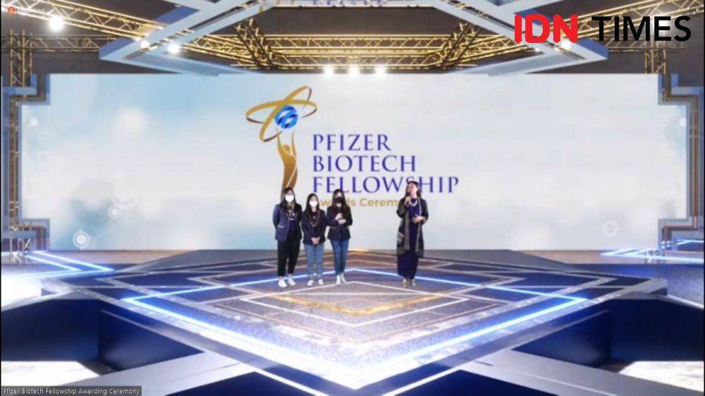 Pfizer Biotech Fellowship Award Ceremony. Selasa (23/11/2021). (IDN Times/Annisa Nisrina)