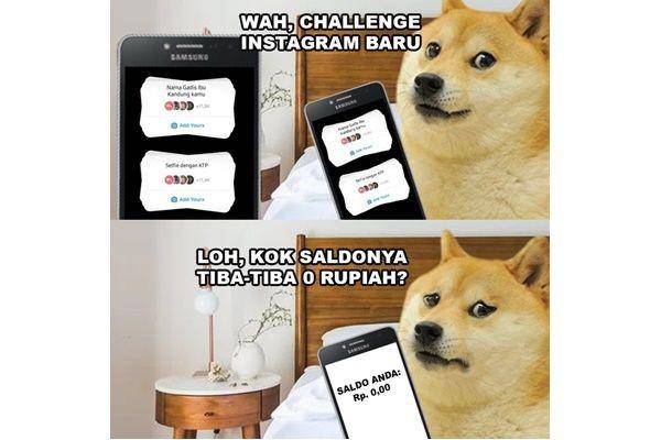 meme challenge Add Yours (facebook.com/indoges)