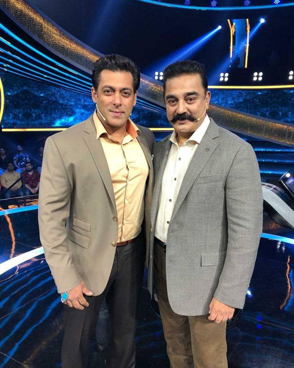 Salman Khan dan Kamal Haasan (instagram.com/ikamalhaasan)