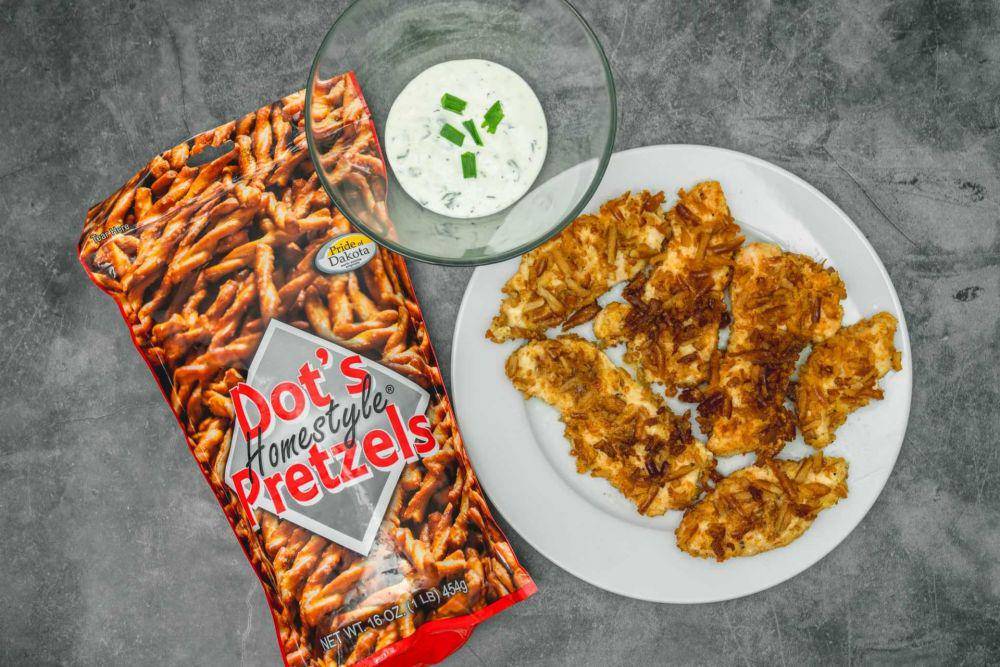 ilustrasi bahan-bahan membuat pretzel chicken (everydaydishes.com)
