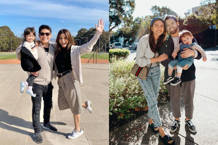 Adu gaya Acha Sinaga vs. Acha Septriasa. (instagram.com/septriasaacha / instagram.com/achasinaga)