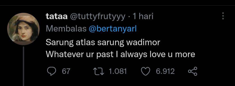 Gombalan netizen (twitter.com/tuttyfrutyyy)