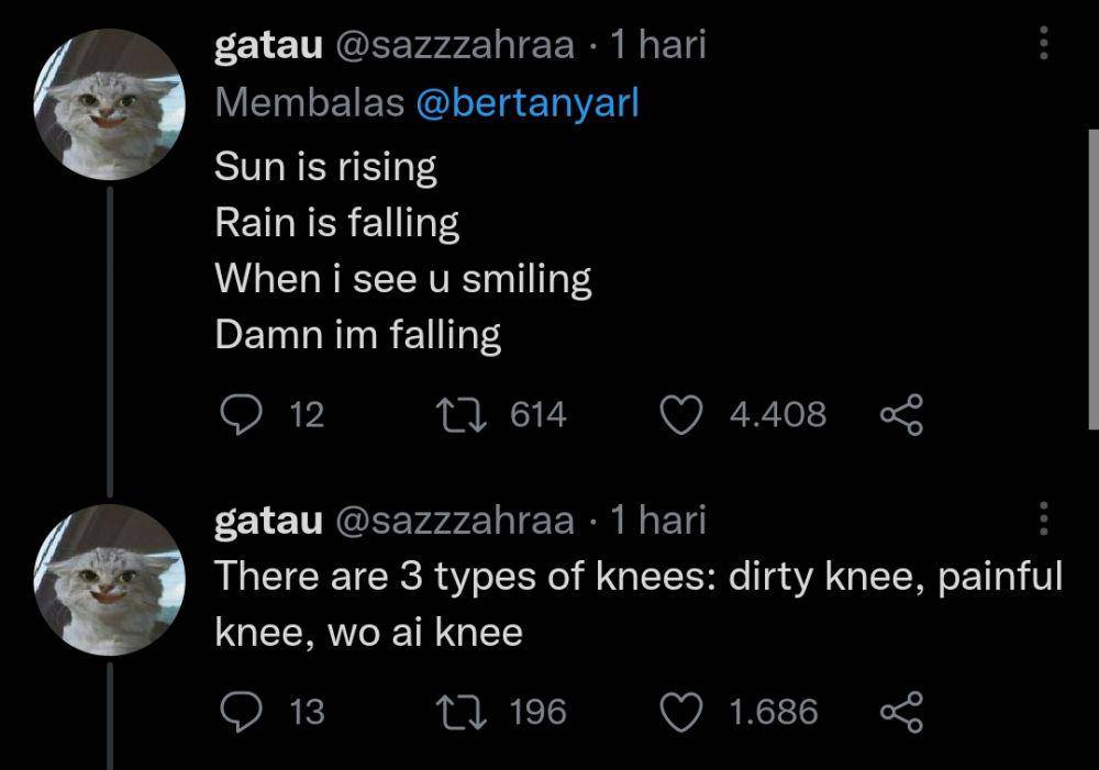 Gombalan netizen (twitter.com/sazzzahraa)