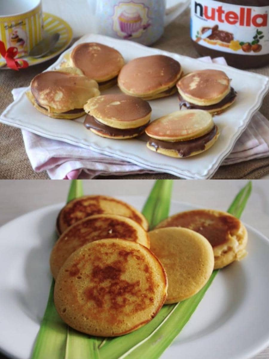 ilustrasi dorayaki | ilustrasi kue apem jawa (yougofood.com | instagram.com/ara.food.soc)