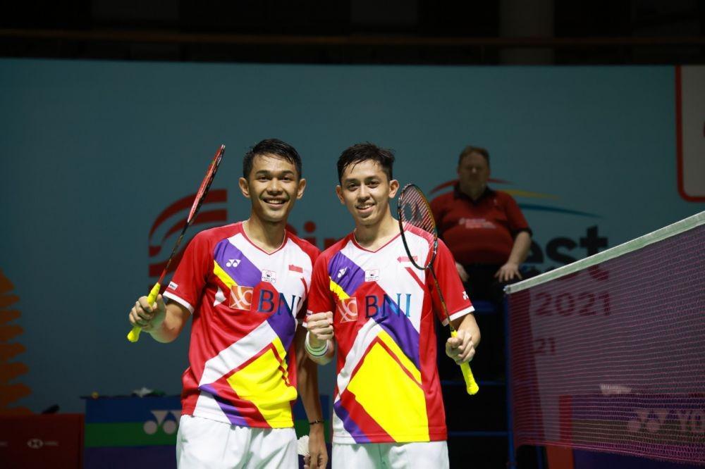 Indonesia Open 2021: Fajar/Rian Menangkan Revans Lawan Fikri/Bagas