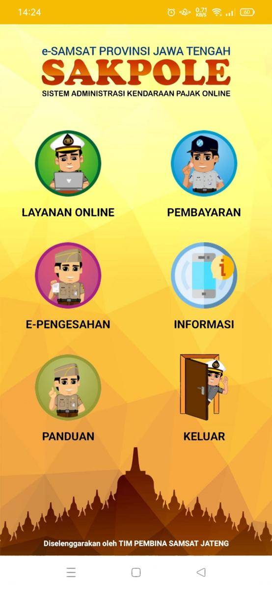 Aplikasi SAKPOLE e-SAMSAT JATENG/cintamobil.com