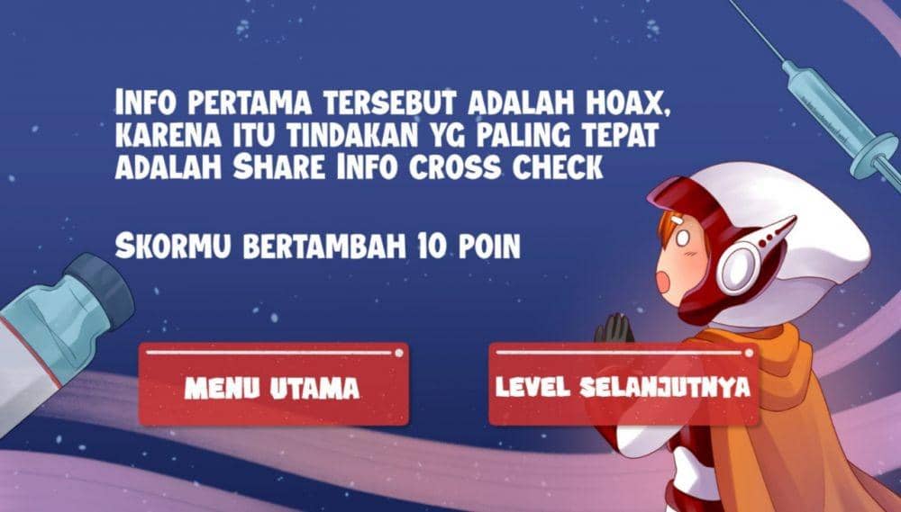 Gim ciptaan ITS untuk latih masyarakat tangkal hoaks. Dokumentasi ITS