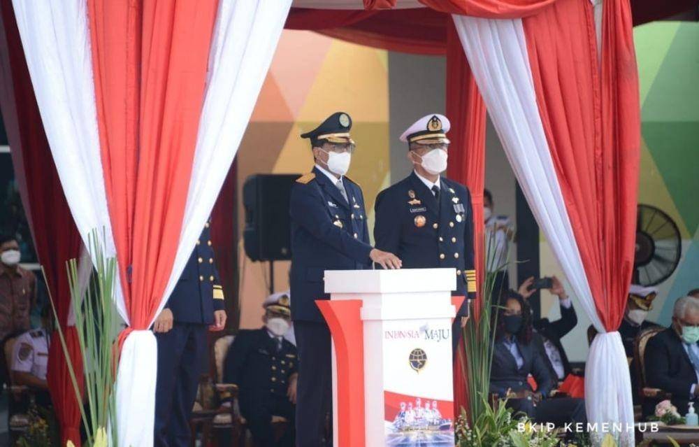 Upacara Perayaan Satu Abad Revitalisasi Pendidikan Kepelautan di Indonesia (dok. BKIP Kementerian Perhubungan)