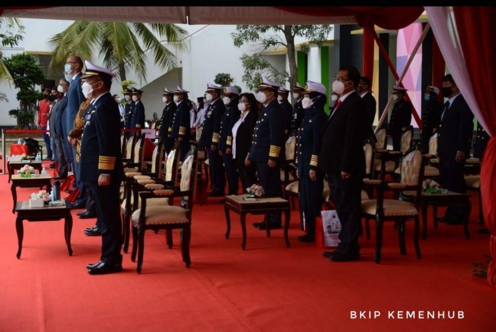 Upacara Perayaan Satu Abad Revitalisasi Pendidikan Kepelautan di Indonesia (dok. BKIP Kementerian Perhubungan)