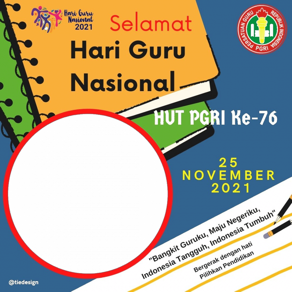 Twibbon Peringatan Hari Guru 2021. (twibbonize.com)