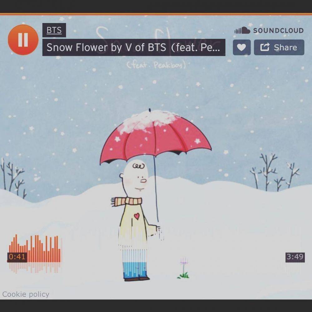 lagu solo V BTS (instagram.com/dntlrdl)