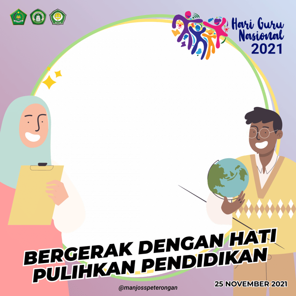 Twibbon Peringatan Hari Guru 2021. (twibbonize.com)