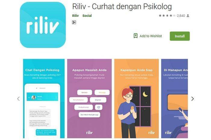 aplikasi Riliv (dok. Riliv)