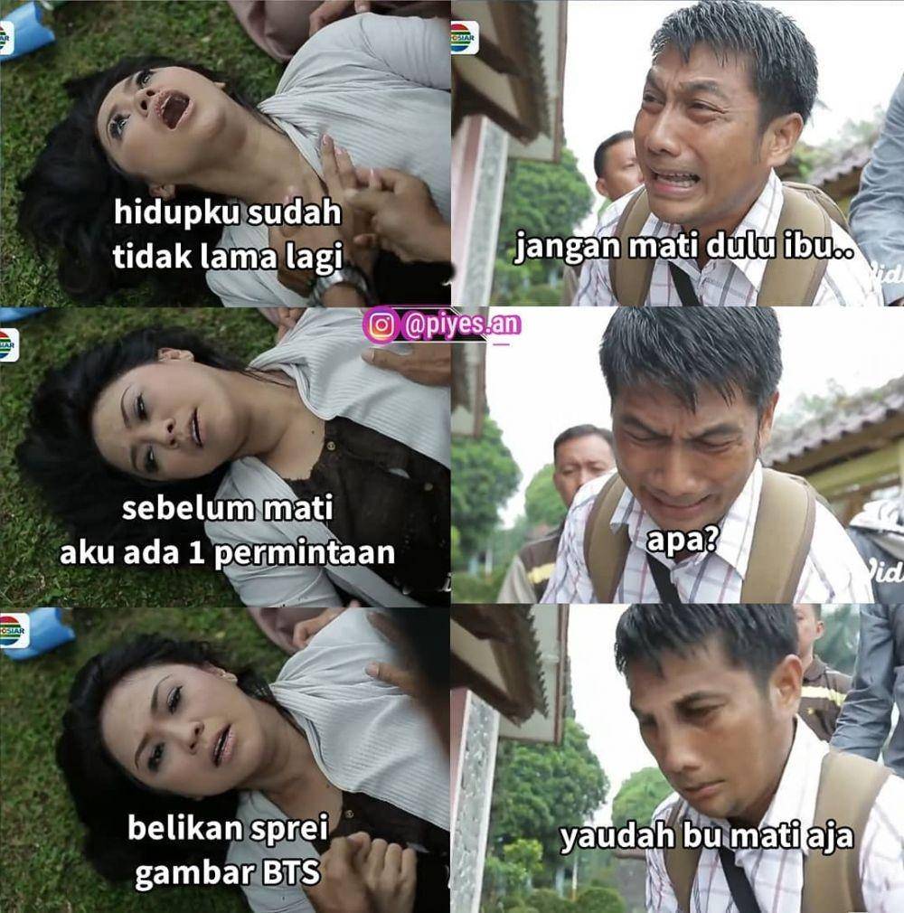 meme obrolan sinetron azab (instagram.com/piyes.an)