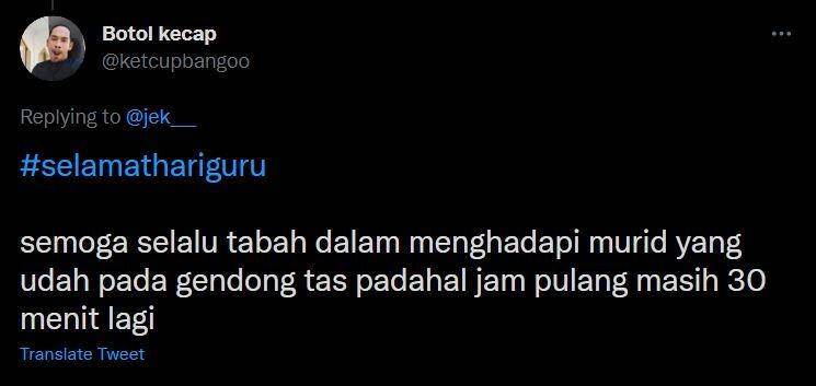 doa untuk guru (twitter.com/ketcupbangoo)