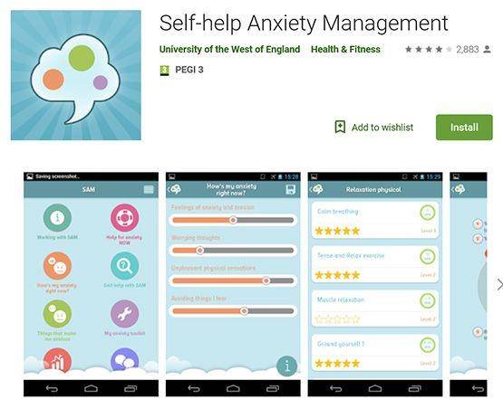 Self-help anxiety management (dok. University of the West of England)