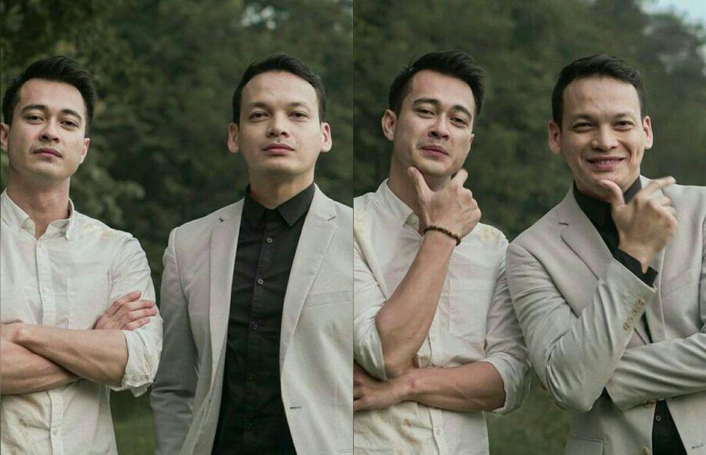 9 Potret Kompak Eza Gionino dan Ben Joshua, Musuh di Sinetron