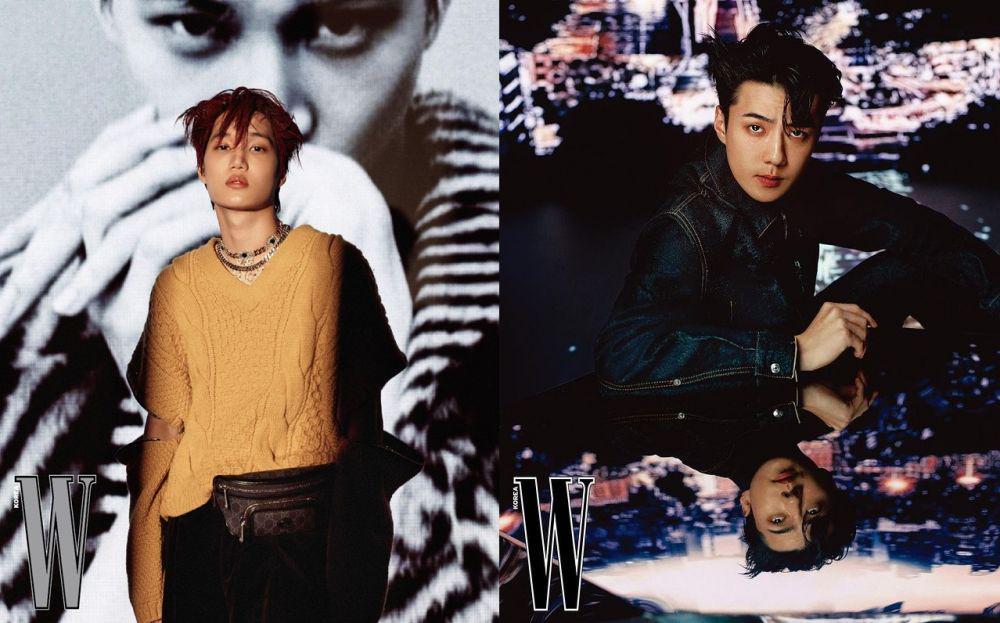 Ikut Campaign 'Love Your W', Ini 10 Adu Pesona Sehun vs. Kai EXO