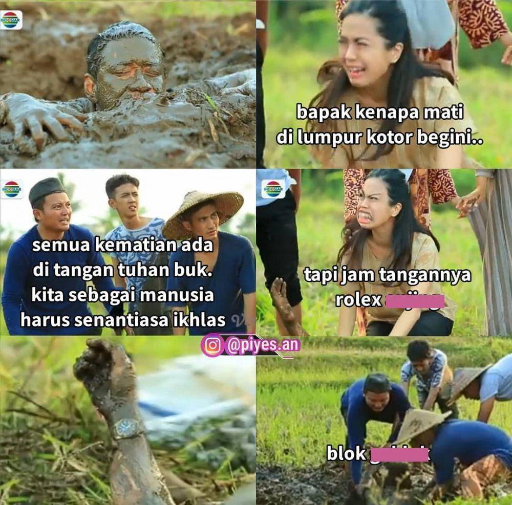 meme obrolan sinetron azab (instagram.com/piyes.an)