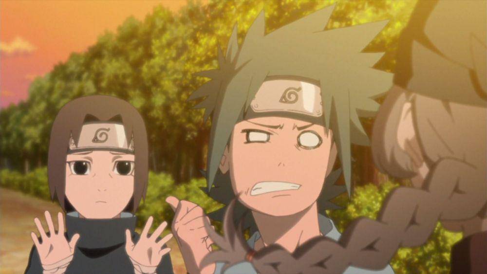 ilustrasi karakter Itachi Uchiha dan Tenma Izumo (dok. Pierrot/Naruto: Shippuden)