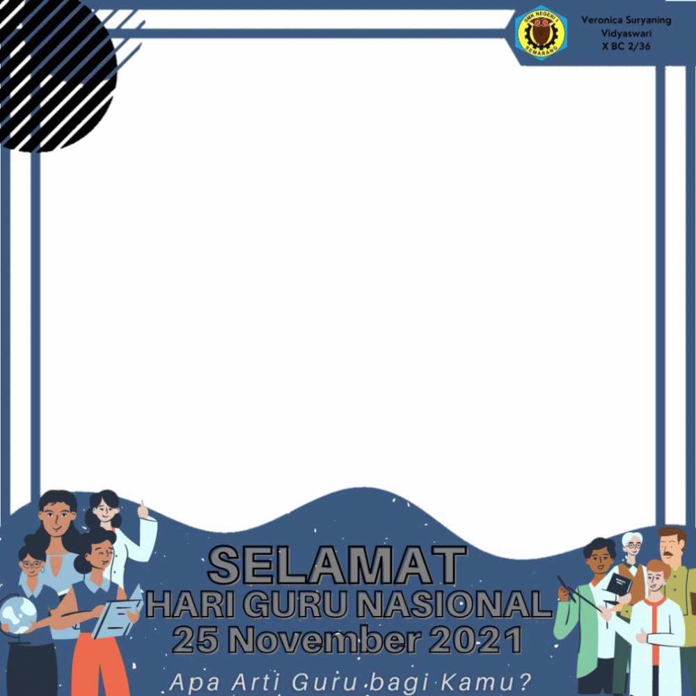 Twibbon Peringatan Hari Guru 2021. (twibbonize.com)