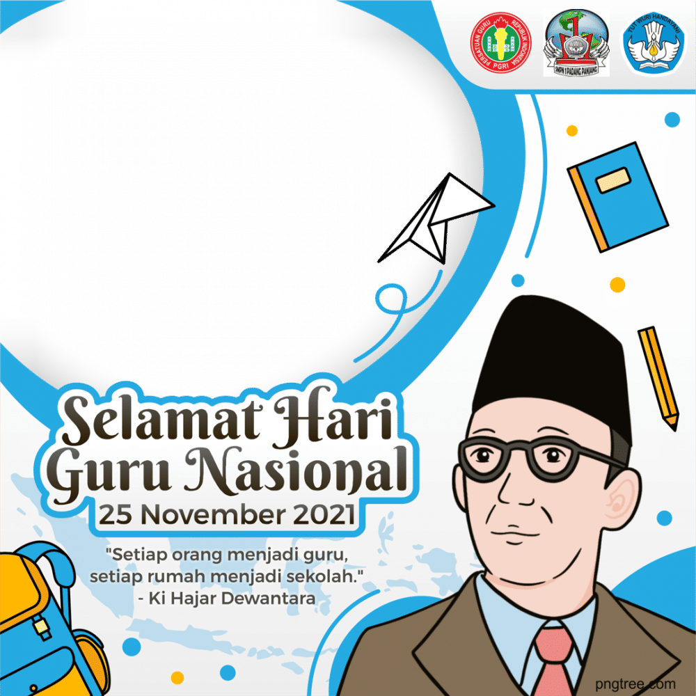 Twibbon Peringatan Hari Guru 2021. (twibbonize.com)